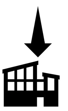 Illustration: matsal med lägre takhöjd