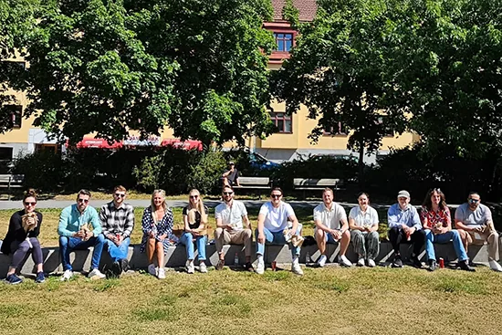 Teamet på Delta Akustik, gruppbild